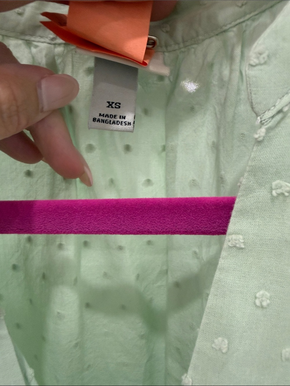 a new day Mint Green Tie-Waist Swiss Dot Tiered Maxi Dress - Picture 3 of 7